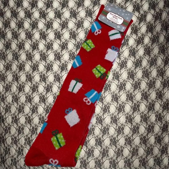 knee high Christmas holiday socks - Picture 1 of 4